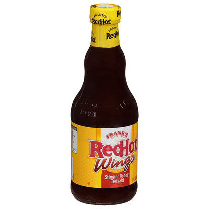 Frank s RedHot Stingin  Honey Teriyaki Wings Sauce, 12 fl oz (Pack of 5)