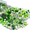 Green And White Sprinkles For Cake Decorating Edible Sugar Pearls Christmas Sprinkles Valentines Halloween Cake Cookie Cupcake A