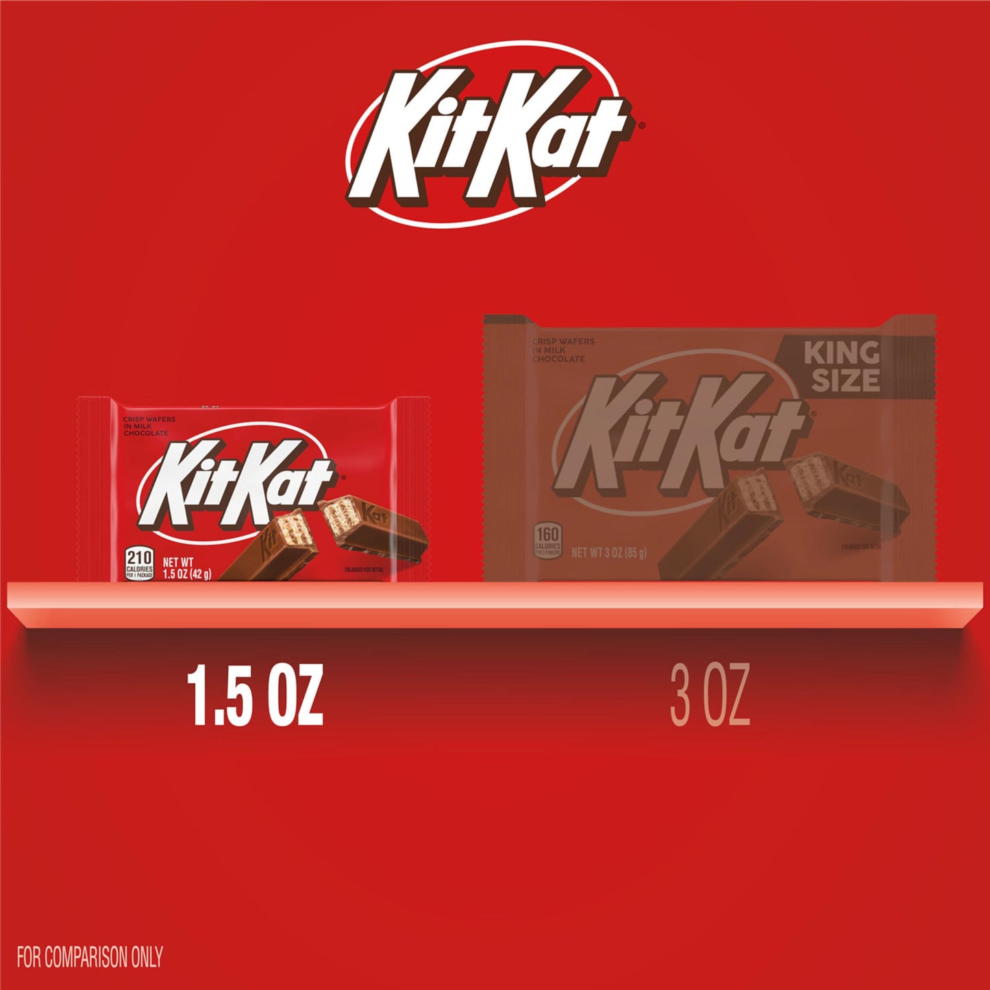 Kit Kat Milk Chocolate Wafer Candy Bar, 1.5 Oz