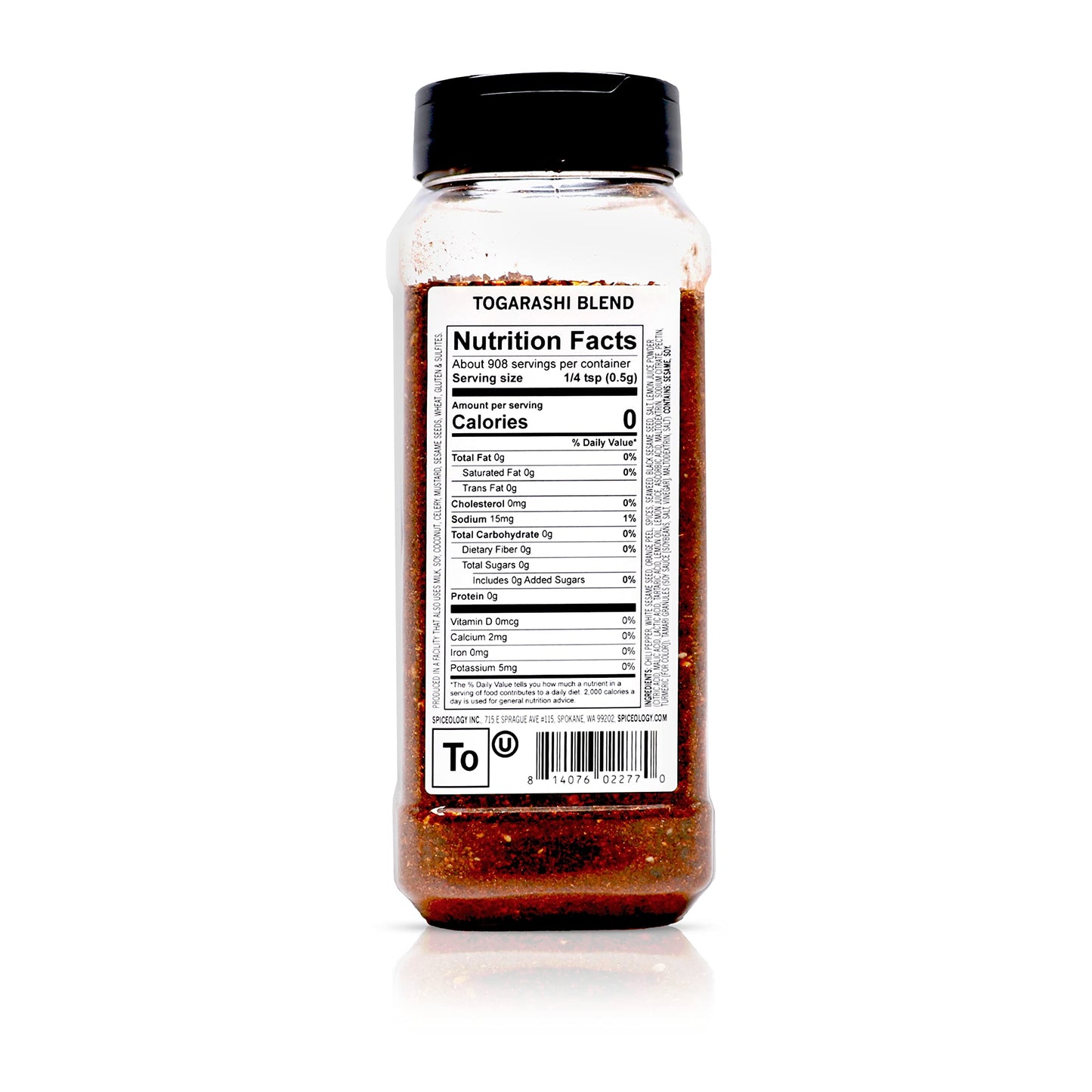Spiceology - Togarashi Shichimi Blend - Japanese Seven Spice Seasoning - 16 ounces