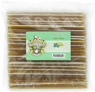 English Tea Store Honey Sticks, Mint, 100 Count