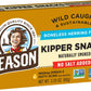 SEASON Kipper Snacks Boneless Herring Fillets, No Salt Added, 18g Protein, 3.25 Oz, 12-Pack, Naturally Smoked, Wild Caught, Non-G