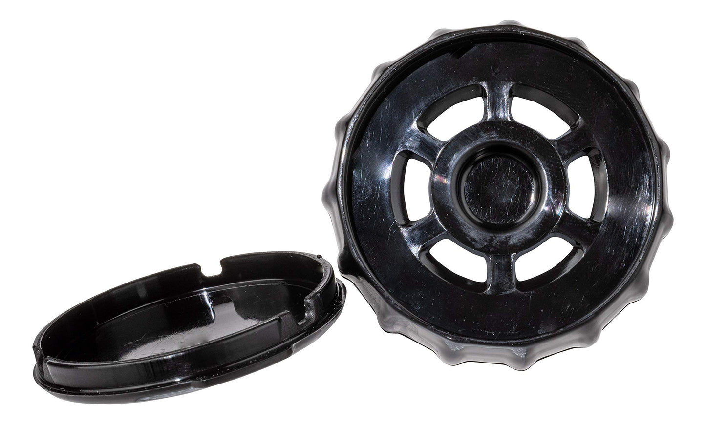 Sundhed Himalayan Black Rock Salt Kala Namak (Course) In Grinder  210 Grams (7.40 Oz)  Natural Vegan Seasoning