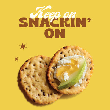 Back to Nature Stoneground Wheat Crackers, Rosemary & Olive Oil - Dairy Free, Non-GMO, Made with Whole Grains & Flax Seed, Delic