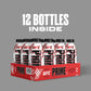 Prime Hydration Ufc, Sports Drinks, Electrolyte Enhanced For Ultimate Hydration, 250Mg Bcaas, B Vitamins, Antioxidants, Low Sugar, 16.9 Fl Oz, 12 Pack