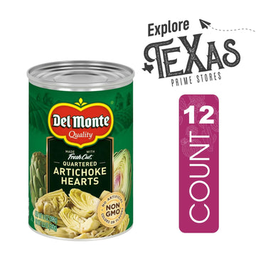 Del Monte - Lavinia Essentials Bundle: 12- Pack Of Quartered Artichoke Hearts Canned Vegetables 14 Oz Can + 1 Utility Prop