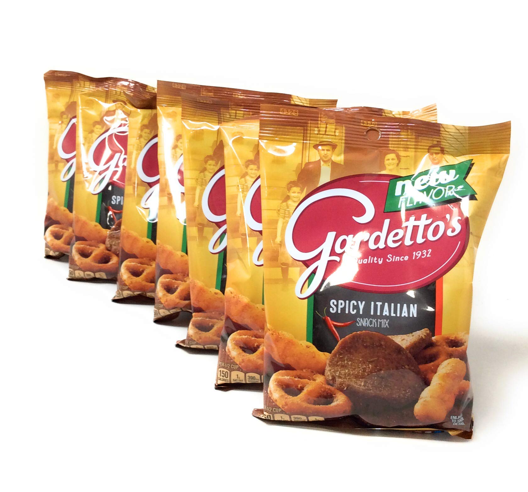 Gardettos Spicy Italian Snack Mix, 5.5 oz. (Pack of 7)