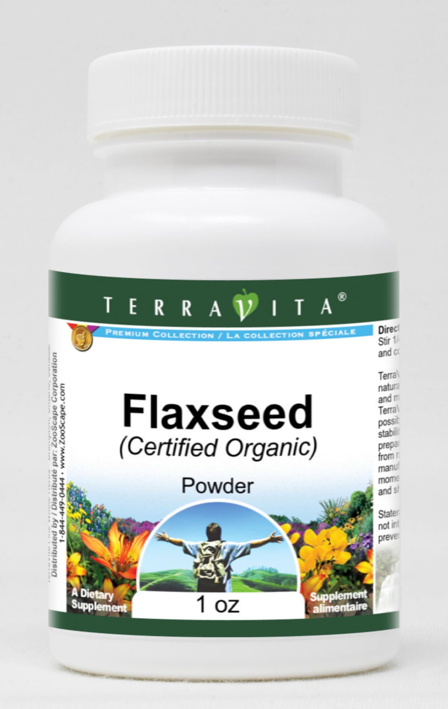 Flaxseed (Certified Organic) Powder (1 oz, ZIN: 517690)