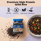 Golden Crown enhanced High Protein Wild Rice  Naturally Aged Gluten + GMO Free Vegan  Tasty and Delicious Low in Calories Grains  Great Source of Fiber and Rich in Magnesium - 24 oz (1.5Lb)