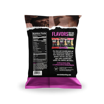 Every Body Eat Crunchy Cookie Bites, Gluten & Dairy Free, Vegan, School Safe Lunch Snacks, Single Serve (Pack Of 20) (Chocolate