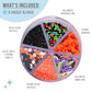 Sweets Indeed Halloween Sprinkles Mix, Edible Jimmies, 6.45 oz, Perfect for Cake Decorations and Baking