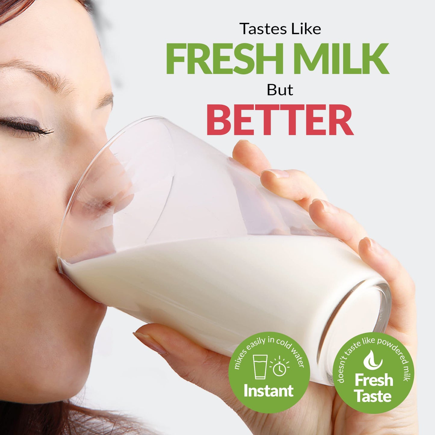 Hester FARM Lactose Free Whey Milk Powder, Lactose Free Milk Product, for Kids and Adults, for Drinking, Cooking, Baking, 800g M