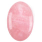 Ufeel Rose Quartz Palm Stone Crystal - Natural Chakra Reiki Polished Healing Love Oval Pocket Worry Stone Crystals For Anxiety S