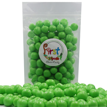 Sour Chewy Fruit Candy Balls (Light Green Watermelon, 5 Pound)