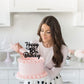 YCTHUNFISH 18th Birthday Cake Topper Glitter Heart Star Black Bamboo Decoration