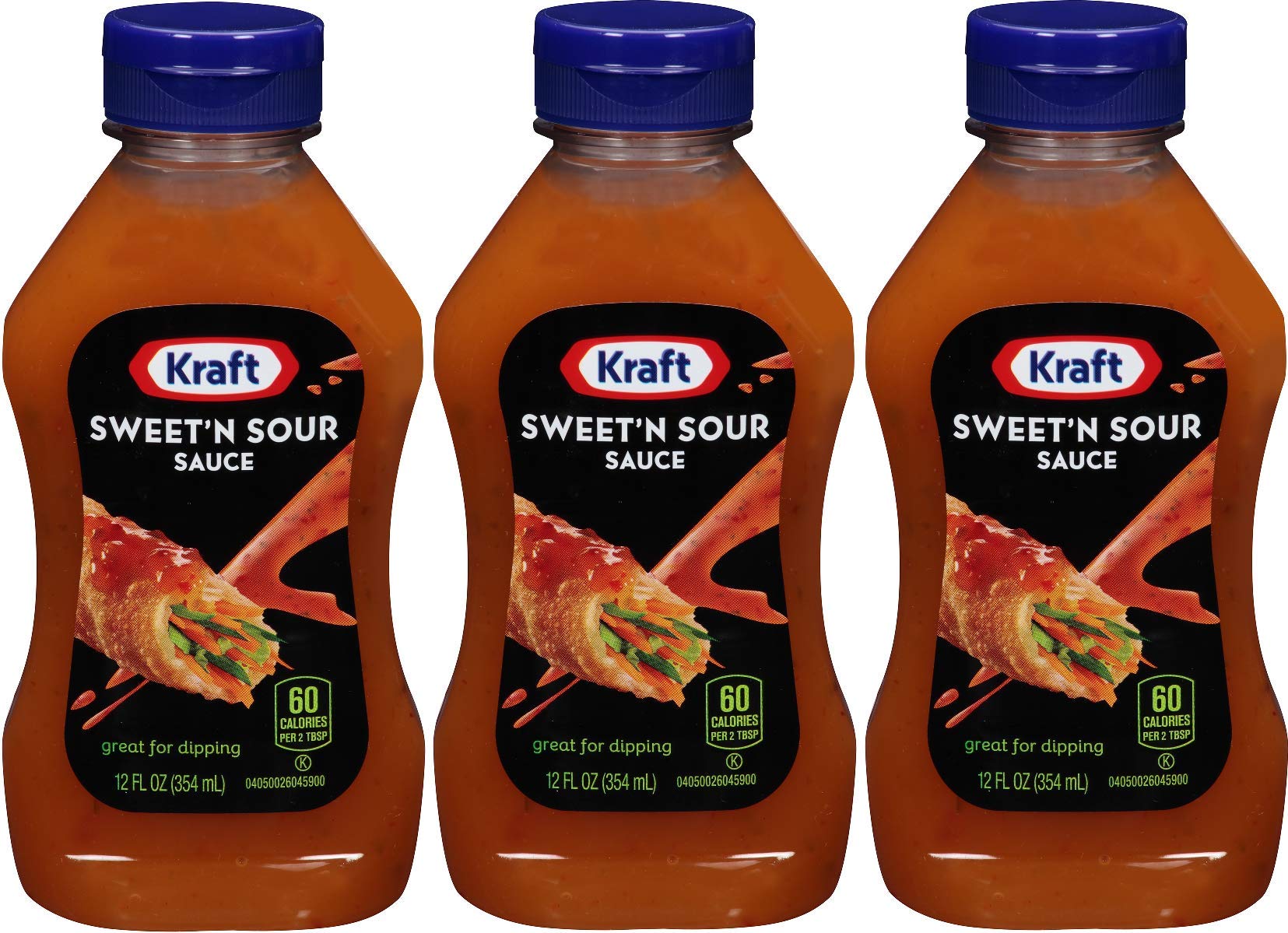 Kraft, Sweet & Sour Sauce, 12Oz Squeeze Bottle (Pack Of 3)