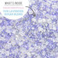 Sweets Indeed Edible Sprinkle Sugar Mix, Lavender, 5.11 oz - Perfect for Cake Decorations, Baking, Ice Cream, Cookies, Cupcakes