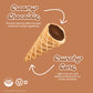 Muddy Bites chocolate Filled Bite Size Waffle cone Snack