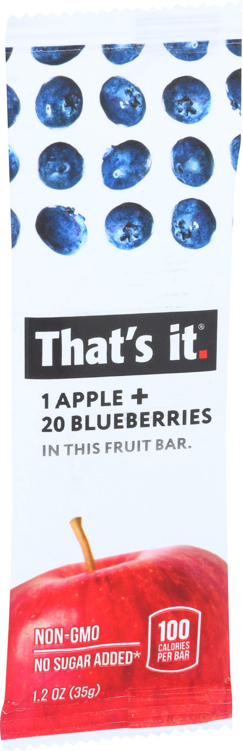 That'S It Fruit Bar, Apple & Blueberry, 1.2 Oz