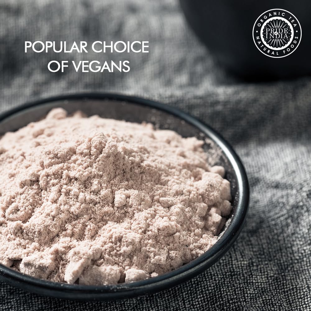 Pride Of India Himalayan Black Rock Salt, Extra-Fine Grind, 4 oz, 113.4g, 84+ Minerals