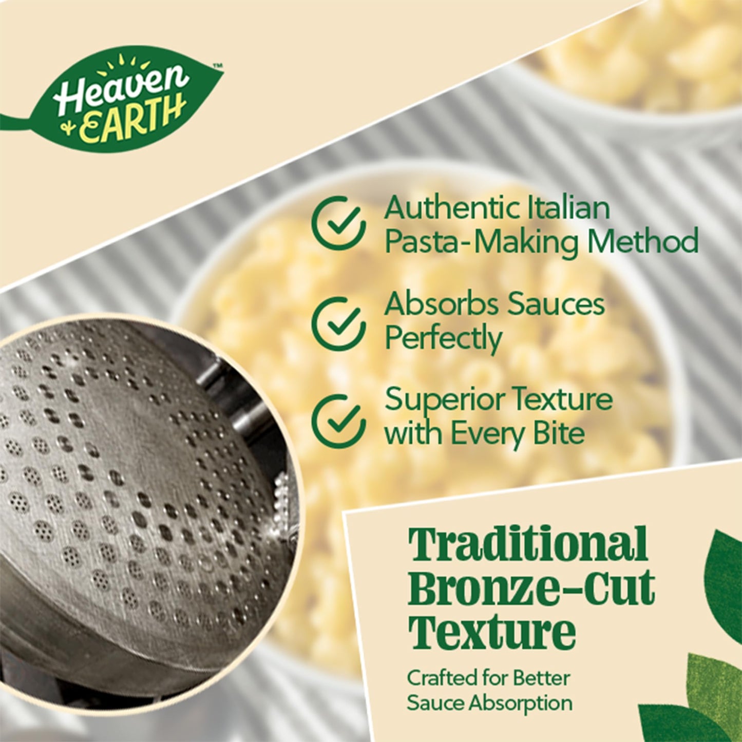 Heaven & Earth Brown Rice Gluten Free Penne, 12Oz (3 Pack) | Whole Grain | Gluten Free Pasta | Amazing Texure - Tastes Like Regu
