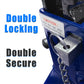 Tce 3 Ton (6,000 Lbs) Capacity Double Locking Steel Jack Stands, 2 Pack, Blue, At43002Au