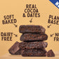 Natures Bakery Double Chocolate Brownie Bars, Whole Grains, Dates, and Cocoa, Plant Based, Dairy-Free, Snack Bar, 6 Count (Pack