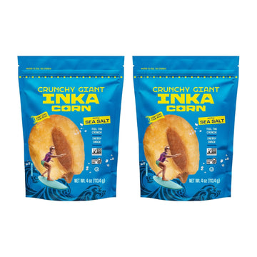 Inka Corn Nuts, Gluten Free Roasted Giant Corn, Original Flavor, 4 Ounce (Pack Of 2)
