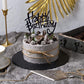 Keoysek Happy Birthday Cake Topper Double-Sided Acrylic Cursive Cake Toppers Birthday Party Decoration Supplie Cake Sign Party B