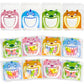 Bnsikun Self Adhesive Cookie Candy Bags, Plastic, 1 Count (Pack of 200), Mouth Monster Design