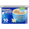 Maxwell House International French Vanilla Caf  -Style Decaf Sugar Free Light_Roast Beverage Mix, 4 Oz. Canister