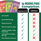 MOONG PANI Vegetable Broth Powder, Natural Veggie Soup Lower Sodium (Roasted Garlic & Turmeric) Keto Friendly, Vegan, High Fiber