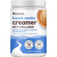NativePath Keto Coffee Creamer Powder French Vanilla - Keto-Friendly, Non-Dairy & Low Sugar Creamer. Made with Grass-fed Collage