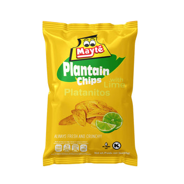 Mayt   Plantain Chips With Lemon | Healthy Snacks | 3 Oz Snacks | Non Gmo | Gluten Free Snacks | Kosher | Plantains Chips