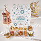 Laylas Delicacies Mediterranean Treats Gift Box for Ramadan Mubarak - Handmade Healthy Mixed Nutty Flavors Pastries - Halal, Veg