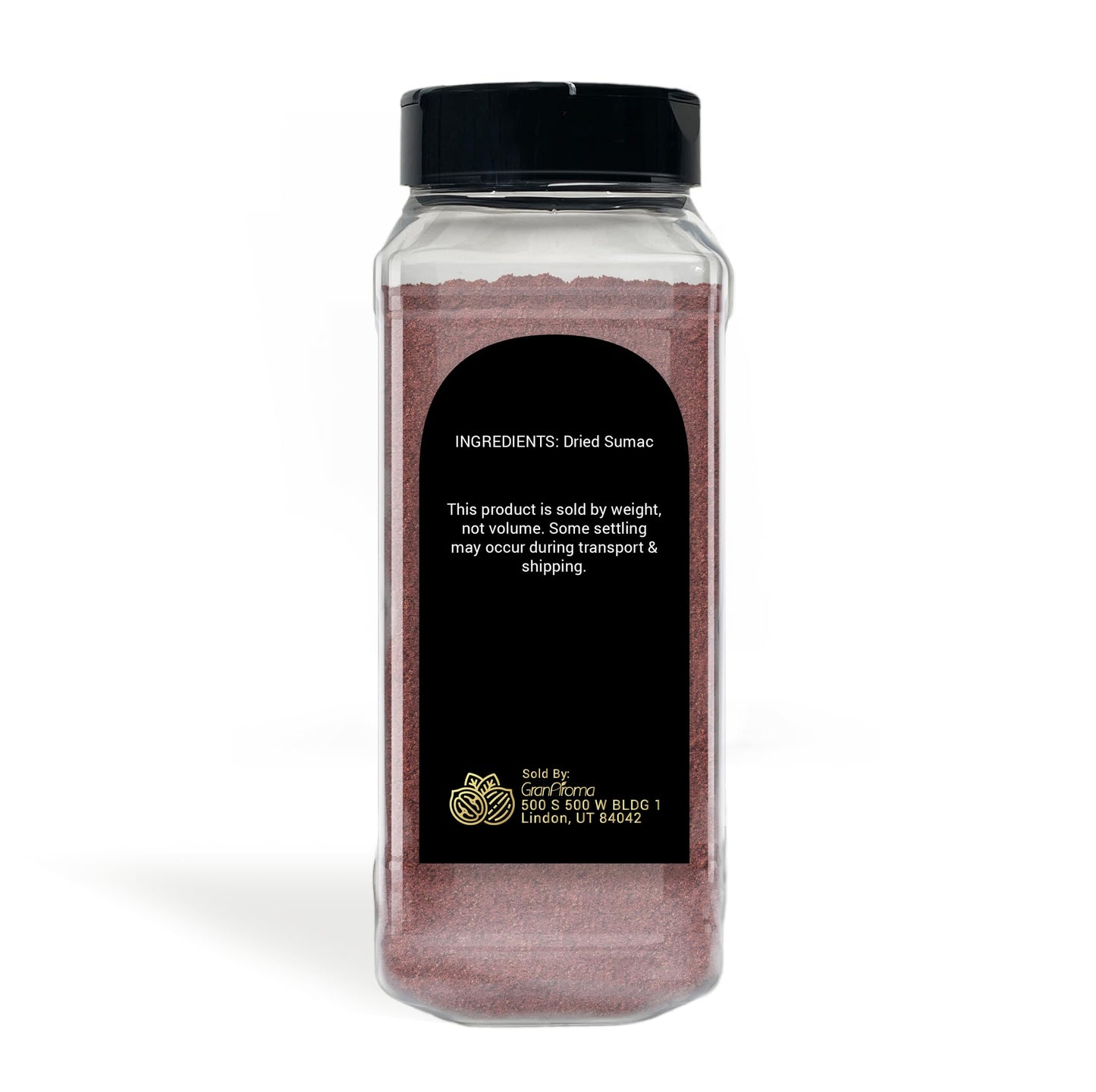 GranAroma Ground Sumac, 1.1 lb, Middle Eastern Cuisine, Tart Flavor