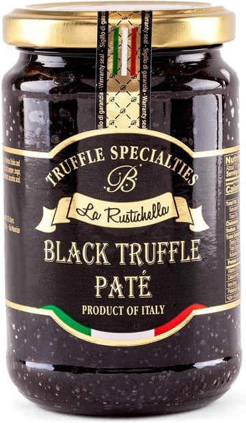 La Rustichella - Black Truffle Pat 9.88 oz (280 gr) - Kosher - 100% Made in Italy | Vegan, Gluten-Free, Cholesterol-Free