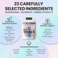23 in 1 Superfood Coffee Creamer  Mushroom Coconut Creamer | Ashwagandha  Magnesium Glycinate  Hyaluronic Acid  MCT & 10 Mushrooms dietary product | Nootropic & Focus Support | Plant-Based  Keto - 6.35oz