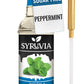 Syruvia Sugar Free Peppermint Syrup With Syrup Pump Dispenser - Peppermint Coffee Syrup Flavor, 25.4 fl oz, Kosher, Gluten Free,