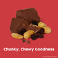 Chunky Milk Chocolate Candy Bars with Peanuts & Raisins, 24 Count Pack, Individually Wrapped, 33.6 Oz