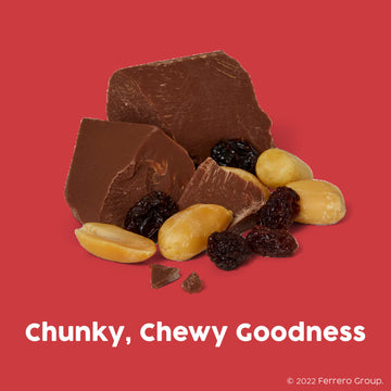 Chunky, Milk Chocolate With Peanuts And Raisins, Individually Wrapped Candy Bar, Share Pack 2.5.Oz Each, Bulk 24 Pack