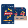 Barilla Cellentani Pasta  16 oz. Box (Pack of 12) - Non-GMO  Made with Durum Wheat Semolina - Kosher Certified