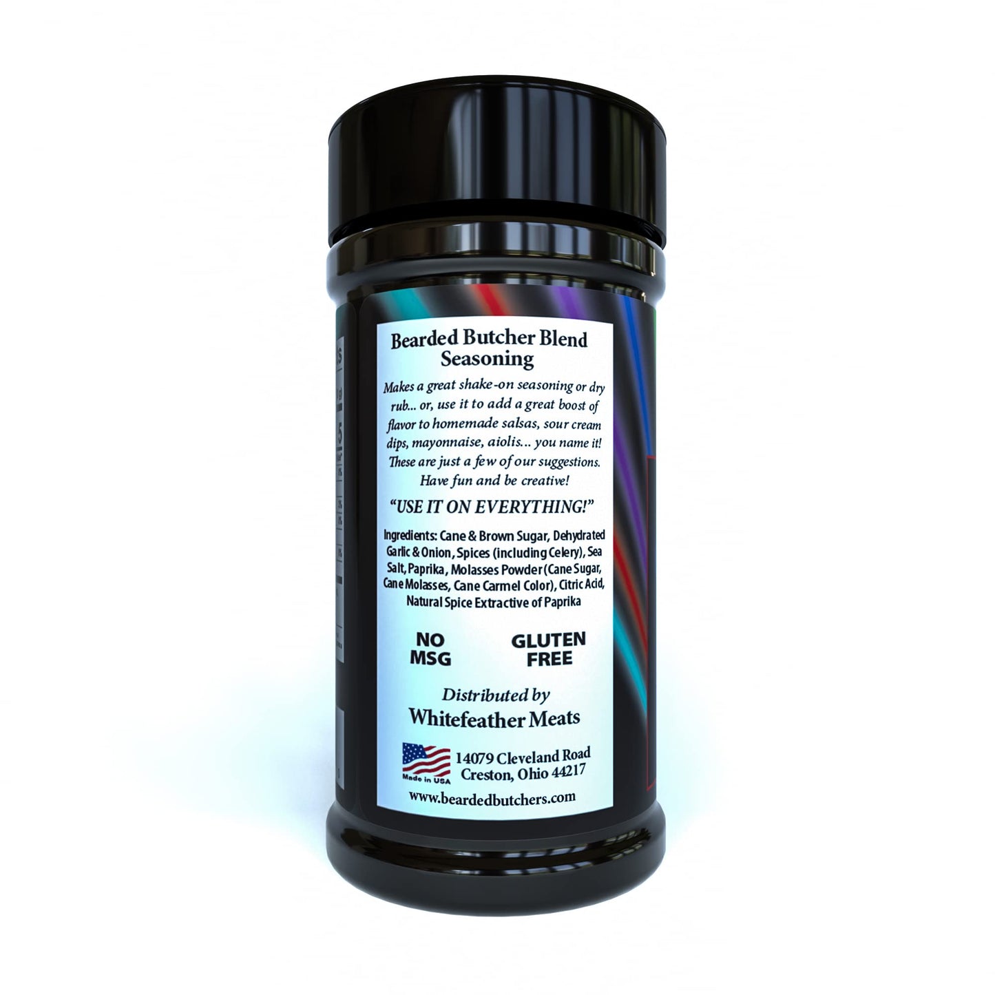 Bearded Butcher Blend Hollywood Seasoning, 5.5 Oz - Sweet & Sultry With Pure Cane Sugar & Molasses, Ideal For Pork Butts, Pork R