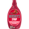 HERSHEYS Strawberry Flavored Syrup Bottle, 22 oz