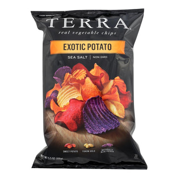 Terra Exotic Potato Chips, 5.5 Ounce - 12 Per Case