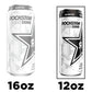 Rockstar Energy Drink Pure Zero Silver Ice, 12 Fl Oz Sleek Cans, Pack of 8