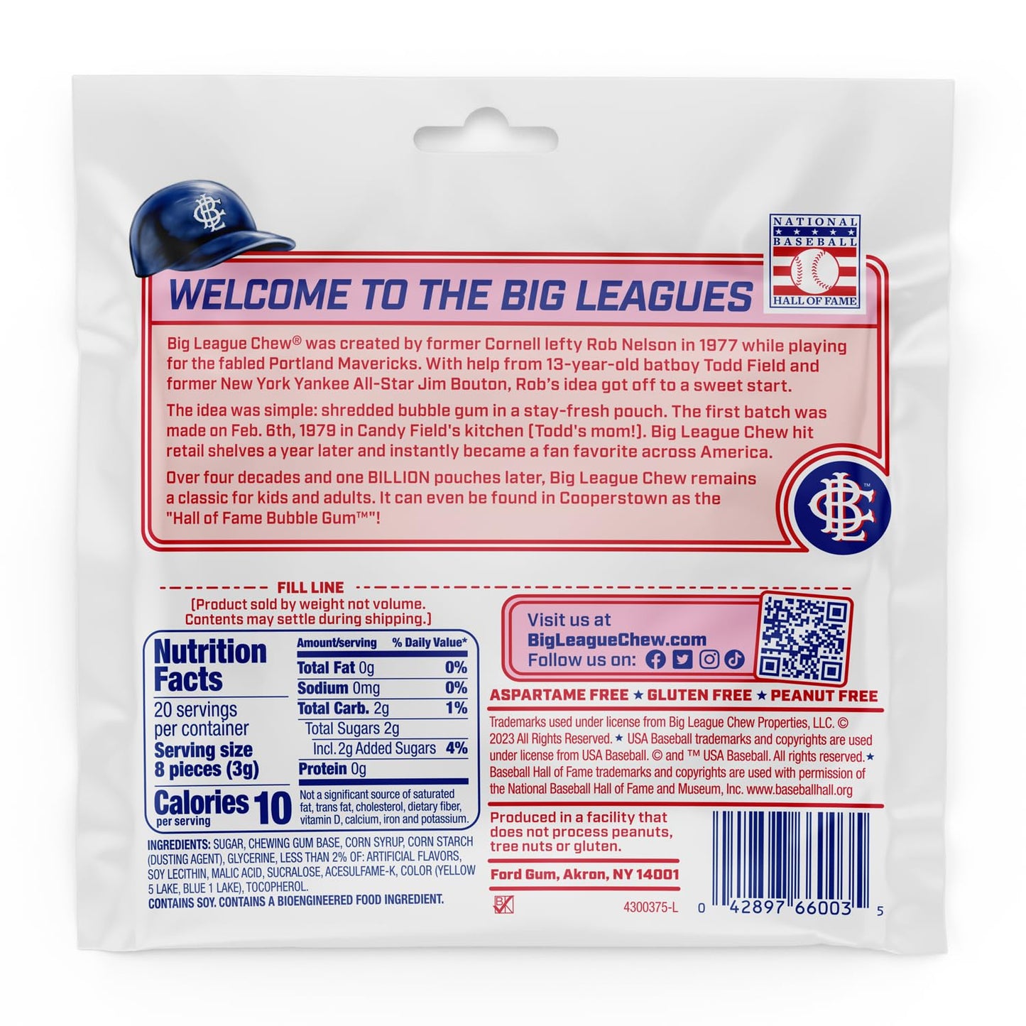 Big League Chew Wild Pitch Watermelon Bubble Gum - Juicy Watermelon Flavor Burst | Ideal For Baseball Games, Teams, Concessions, Parties, And More | Pack Of 12 Bags (2.12Oz Each)