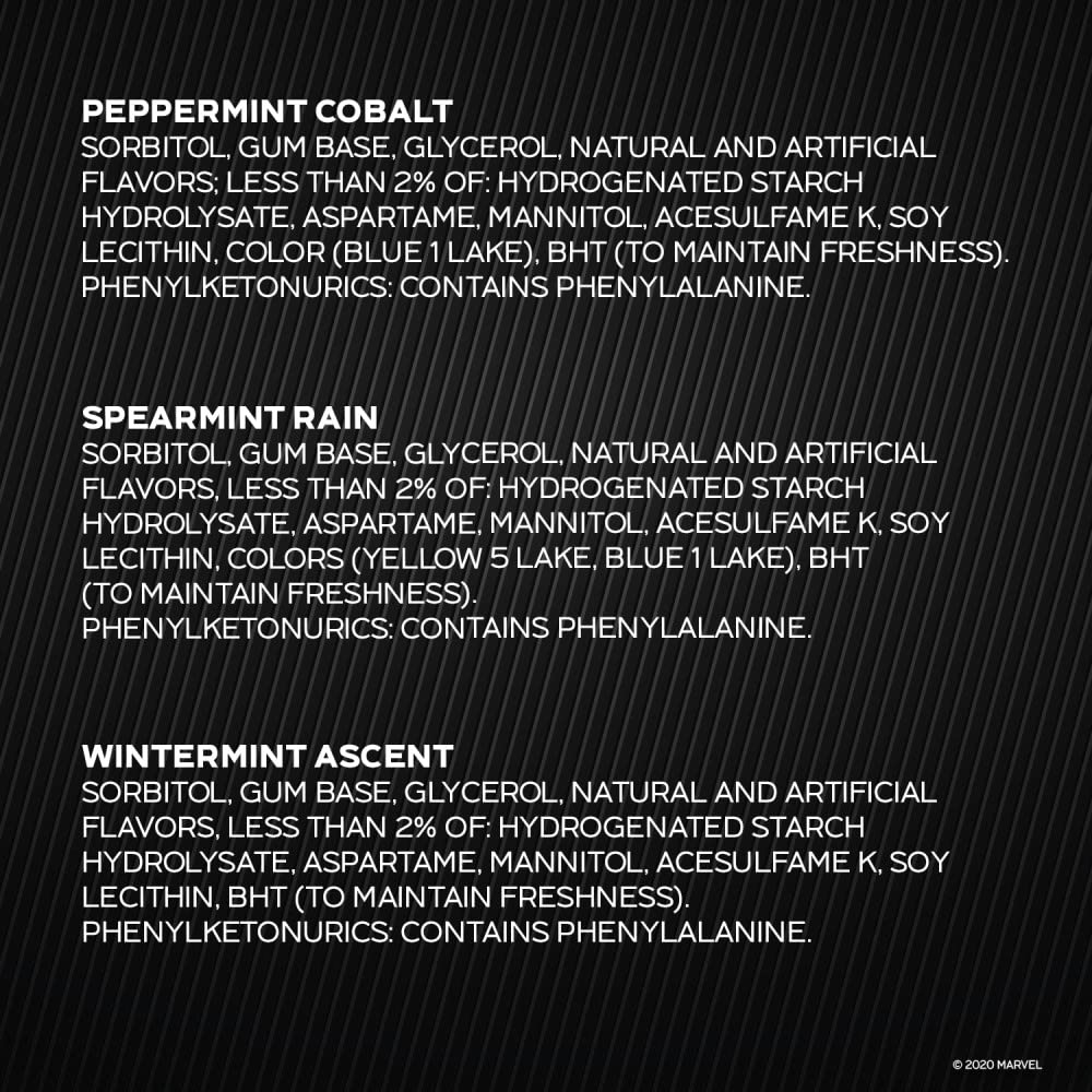 5 GUM Peppermint Cobalt, Spearmint Rain, Wintermint Ascent Sugar-Free Chewing Gum Variety Pack, 15 Packs, WRIGLEY S 15 Stick