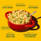 Lazy Food Gluten Free Pasta Meal - Vegan Peas and Pepper Pasta Meal with Chickpea and Yellow Pea Rotini, 1 Packs - 2 Serving