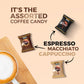 CANDY BREAK Coffee Drops - Center Filled Hard Candy, Macchiato, Espresso, Cappuccino Flavors, 2.2 Pound Bulk Bag